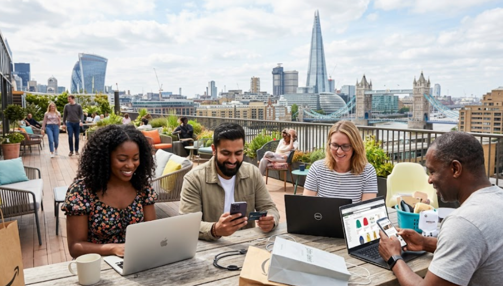 britische-und-deutsche-verbraucher-beim-online-shopping-auf-smartphone-und-laptop